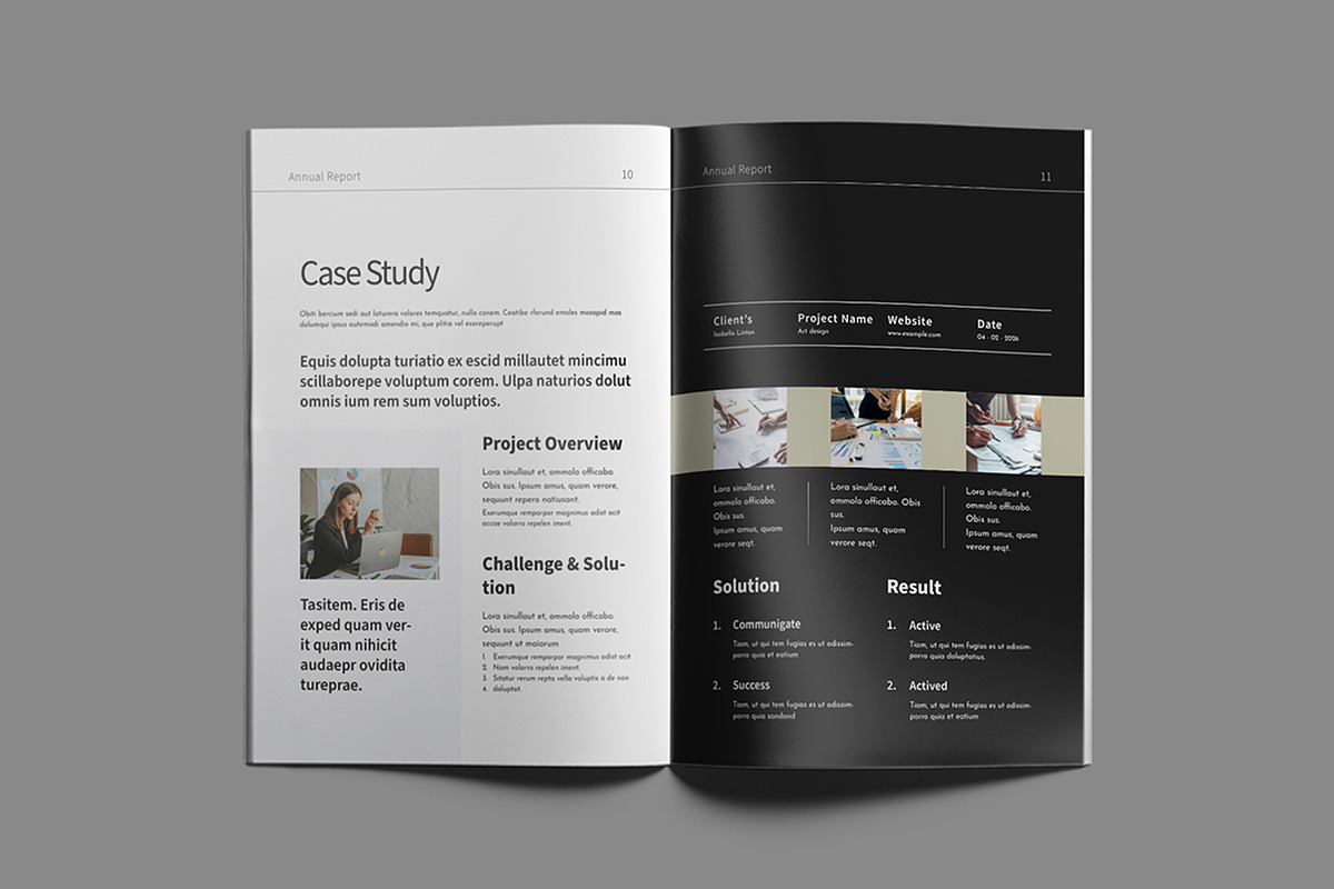 Annual Report Template preview 7