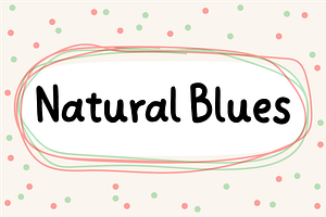 Natural Blues Font