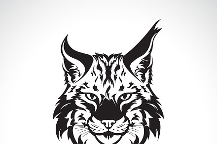 Vector of a lynx head design., an Animal Illustration by yod67