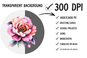 Watercolor Mother's Day Flower PNG, an Illustration by Craft Nest (Thumbnail 2 of 10)