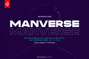 Manverse | Strong Sans Serif, a Sans Serif Font by Aluyeah Studio (Thumbnail 1 of 10)