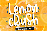 Lemon Crush - Handwritten Font, a Font by Dm Studio (Thumbnail 1 of 6)