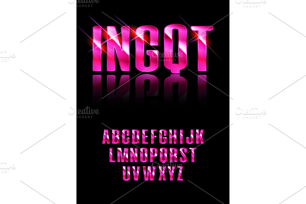 The Golden alphabet., a Graphic by Aromeo (Photo 3 of 4)