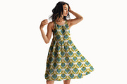 70's Retro Damask Geometric Pattern, a Pattern Graphic by StudioGlouna (Thumbnail 7 of 9)