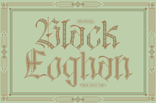 Black Eoghan Blackletter Font