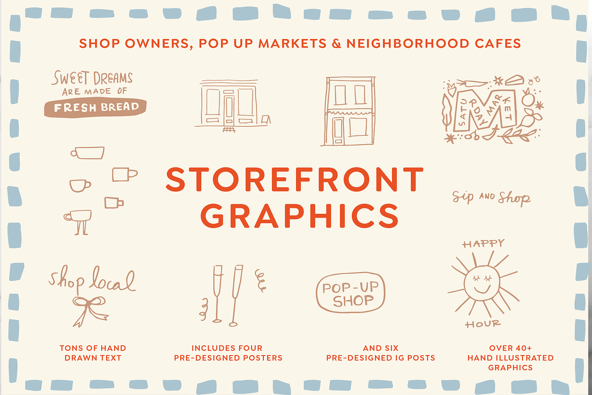 Storefront Graphics, a Work Illustration by Mere Hunter (Photo 1 of 6)