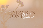 Before Sunrise, a Handwritten Font by NUGS (Thumbnail 1 of 7)