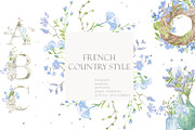 French country style, a Decorative Illustration by Love Watercolor Store (Thumbnail 1 of 11)