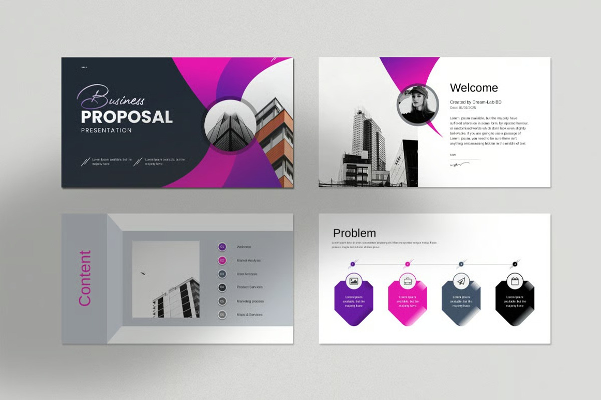 Business Plan Presentation Template Powerpoint preview 5