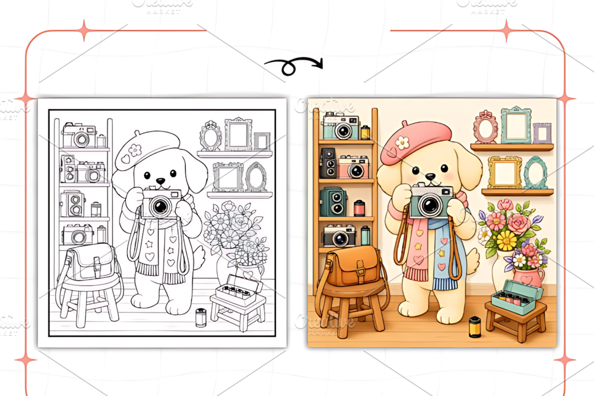 Cozy Careers Cute & Comfy Coloring, an Animal Illustration by Design Station (Photo 7 of 8)