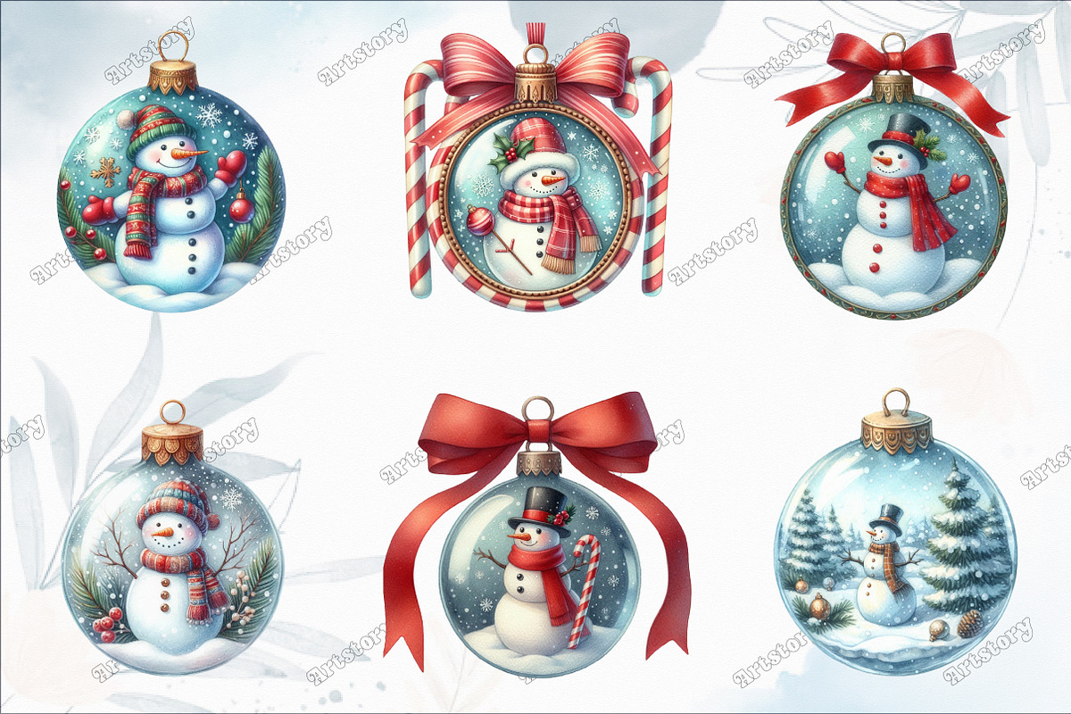 Ornament Snowman Png Clipart, an Illustration by designcity5 (Photo 2 of 5)