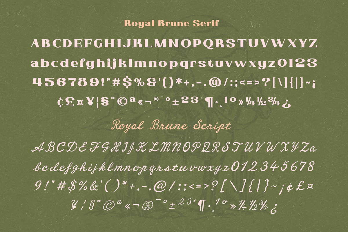 Royal Brune – Classic Font Duo, a Serif Font by Portocraft (Photo 16 of 23)