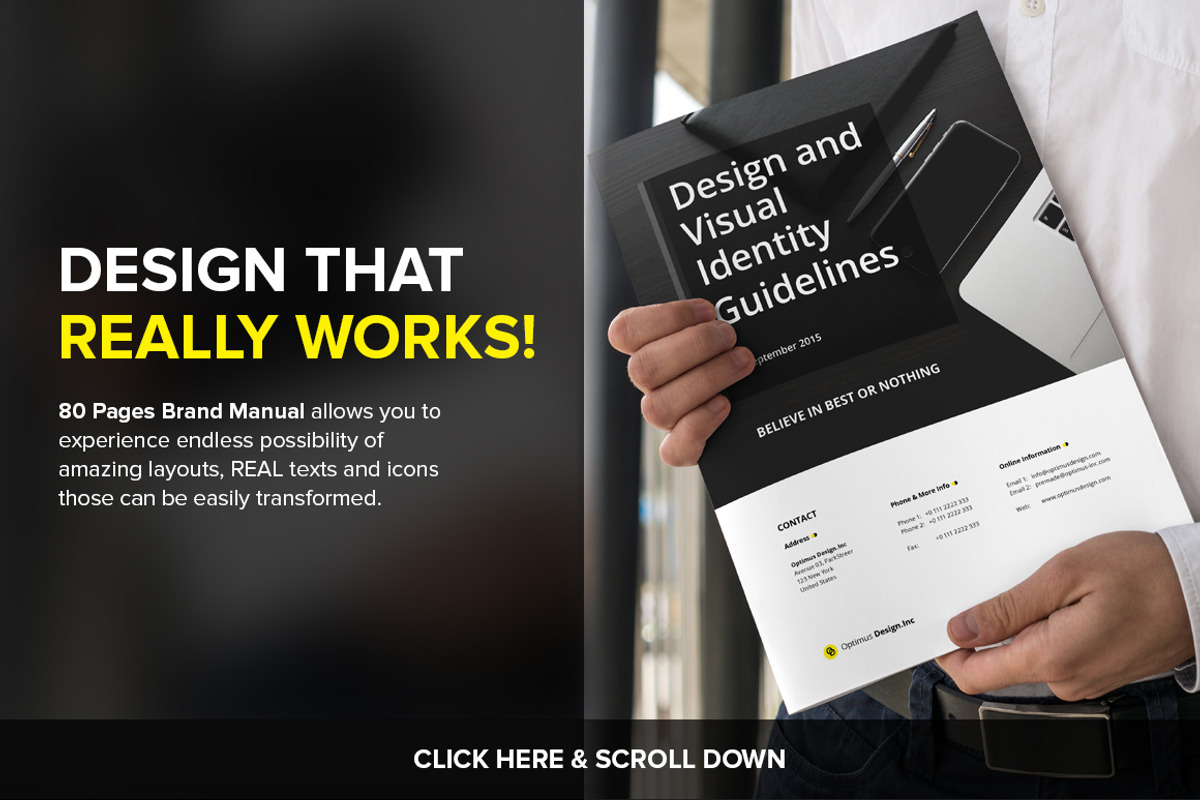 Extended Brand Manual & Real Text, a Brochure Template by Typography Prime (Photo 2 of 6)