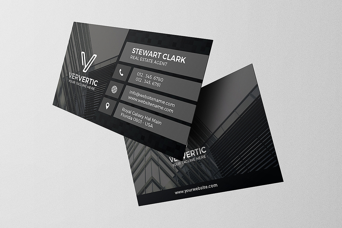 Real Estate Business Card, a Business Card Template by Shahjhan (Photo 2 of 2)