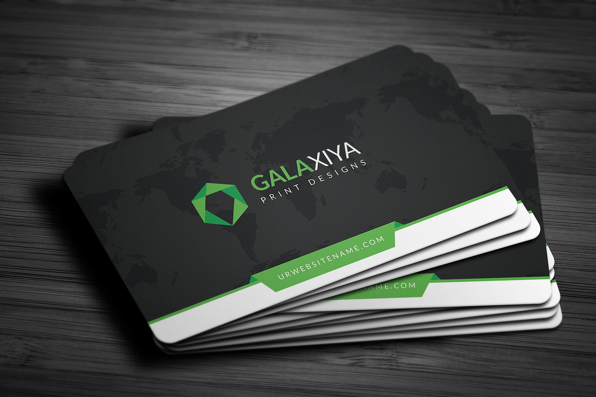 Modern Corporate Business Cards, a Business Card Template by Galaxiya (Photo 2 of 8)