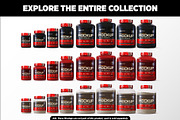 2 lbs Whey Protein Jar Mockup A1-Pro, a Packaging Mockup by Design Warlord (Thumbnail 18 of 19)