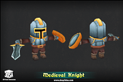 Medieval Knight, a Characters & Person 3D Model by Meshtint Studio (Thumbnail 3 of 4)