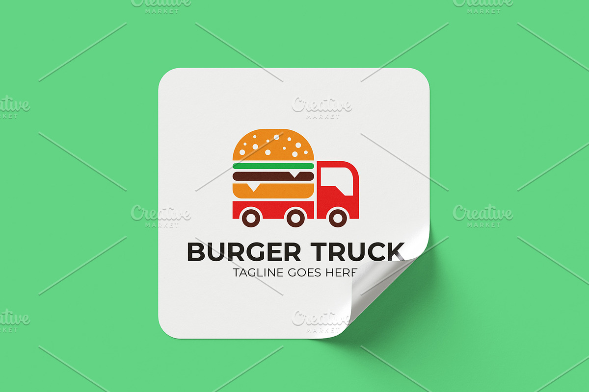 Burger Truck Logo, a Branding & Logo Template by Logo Lab (Photo 3 of 4)