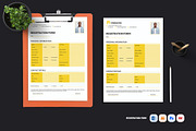 Registration Form, a Stationery Template by iDoodle Studio (Thumbnail 1 of 4)