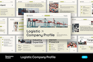 Logistic Company Profile Keynote, a Presentation Template by Neermana