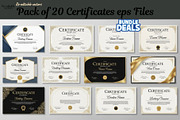 20 Creative editable Certificate, a Branding & Logo Template by Aban's World (Thumbnail 6 of 16)