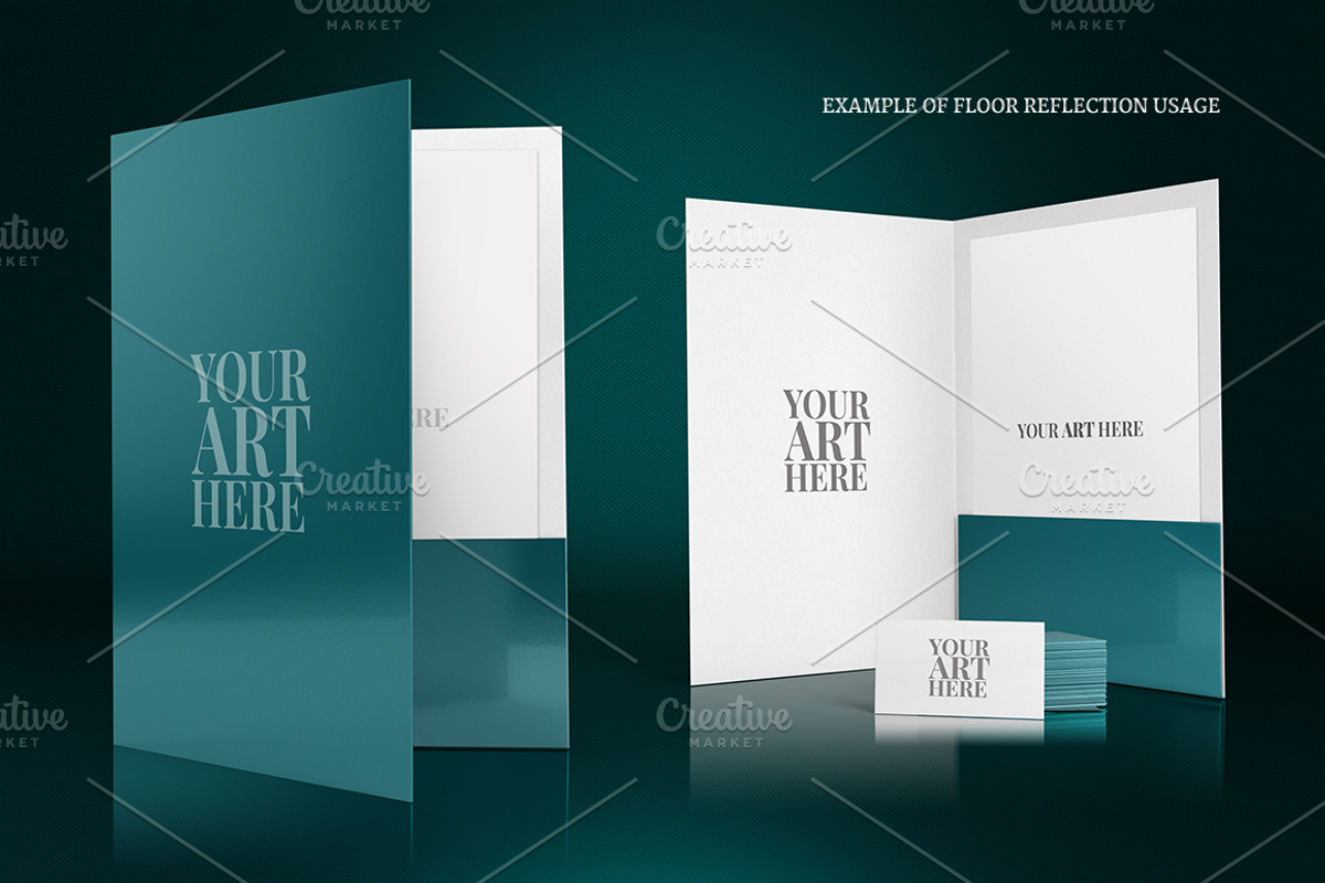 Presentation Folders Mockup, a Print Template by The Mockup Archive (Photo 5 of 6)