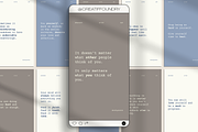 Self Care Reminder Instagram Stories, a Social Media Template by Creatif Foundry (Thumbnail 1 of 8)