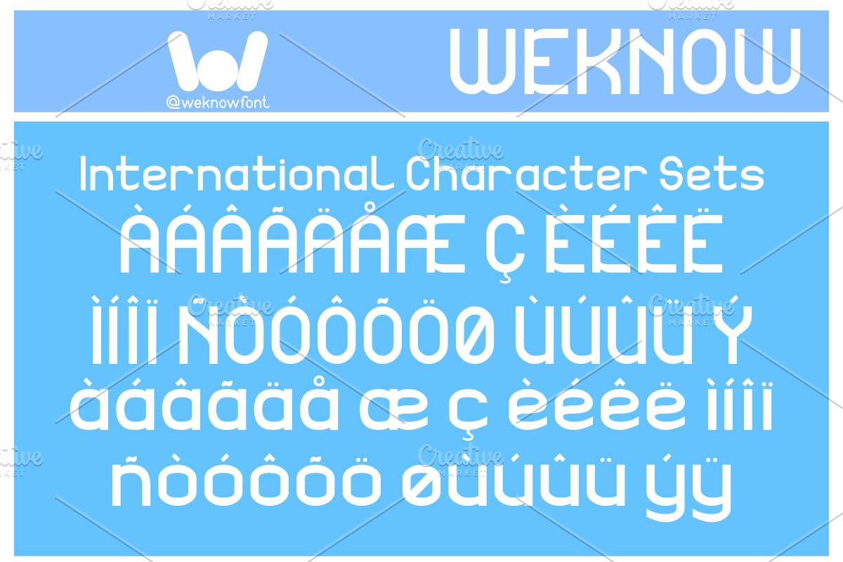 Thinking Numbers font, a Sans Serif Font by weknow (Photo 8 of 8)