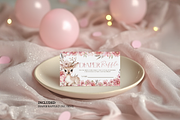 Editable Oh Deer Girl Invite Set, an Invitation Template by Digital_Mind (Thumbnail 4 of 7)
