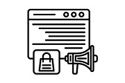 Shopping Bag Line Icon, an Outline Icon by Pexelpy (Thumbnail 1 of 2)