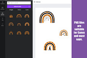 Halloween rainbows clipart, an Object Graphic by KeronnArt (Thumbnail 4 of 4)