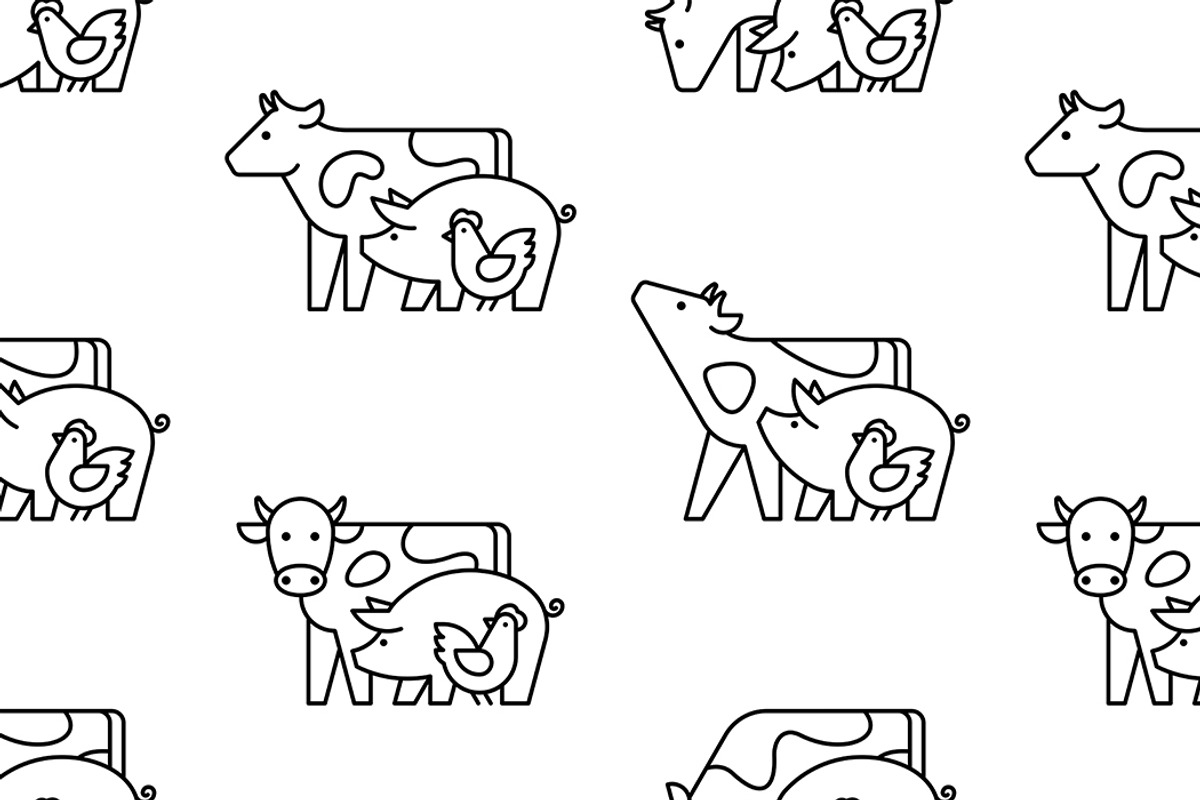 Farm animals logo, a Graphic by NataliiaVolyk (Photo 4 of 6)