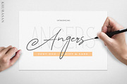 Angers Script Font Duo, a Script Font by khurasan (Thumbnail 1 of 10)