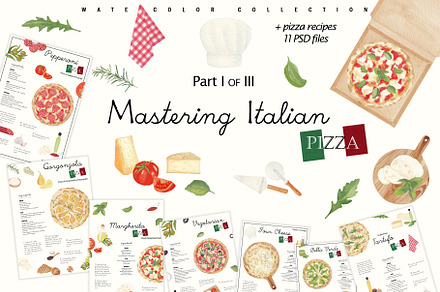 Mastering Italian pizza watercolor
