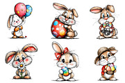 Cute Cartoon-Easter Clip-art Png, an Illustration by CreationArt (Thumbnail 4 of 6)