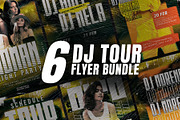 6 Dj Tour Flyer Template - Photoshop, a Flyer Template by Azruca (Thumbnail 3 of 4)