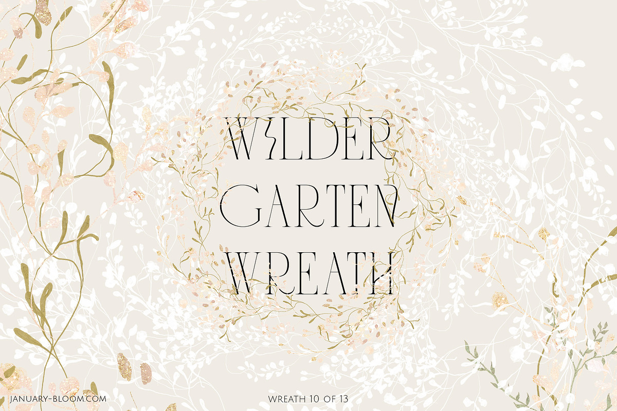 WILDER GARTEN delicate whimsy floral, a Decorative Illustration by January Bloom (Photo 21 of 27)