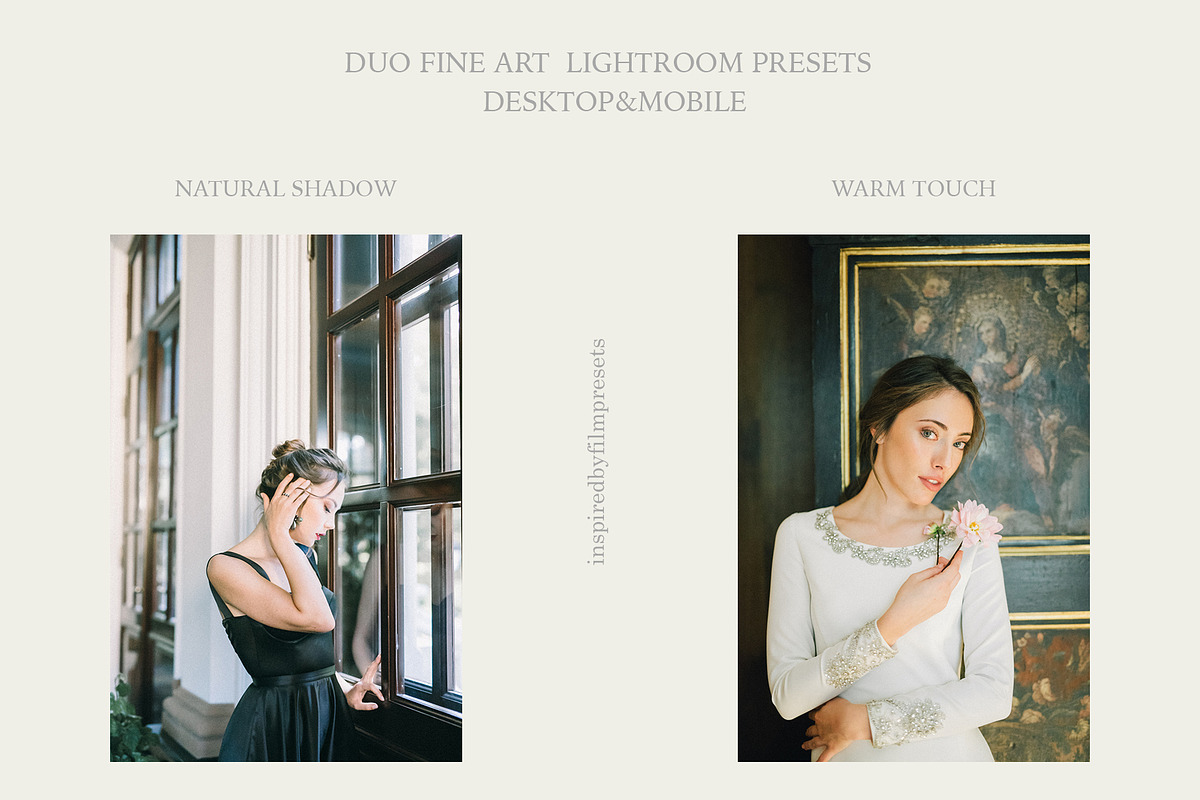 Duo Fine Art Lightroom Presets preview 2
