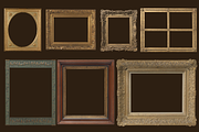 Renaissance Golden Frames Cliparts, an Object Graphic by Lilithcollageart (Thumbnail 13 of 14)