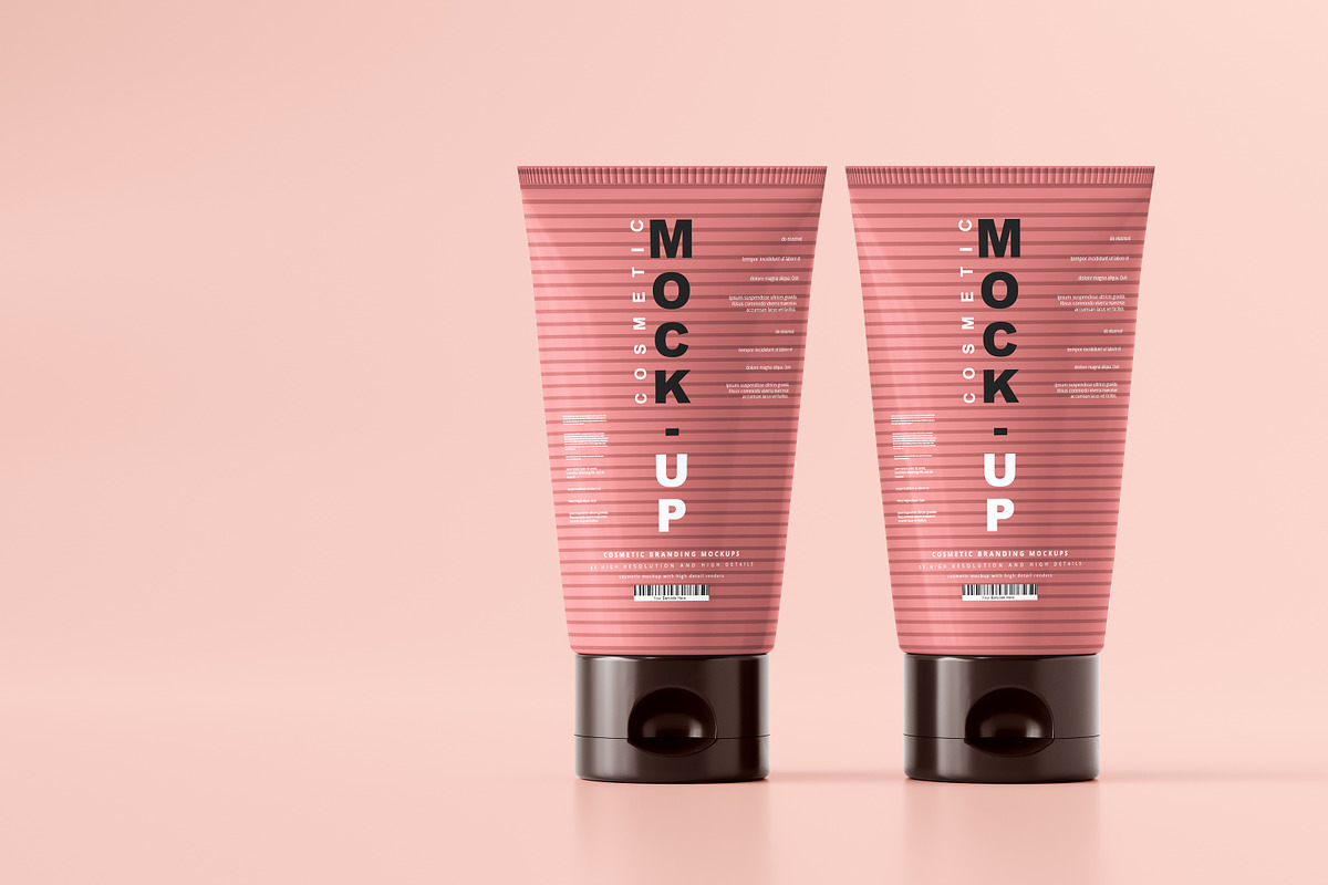 250+ Cosmetic Branding Mockup Bundle, a Cups & Container Mockup by pmvch (Photo 105 of 273)