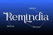 Remindia - Modern Serif Font, a Serif Font by Rishsketch (Thumbnail 7 of 14)