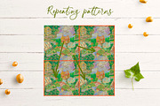 Kids Crayon Forest Seasons Seamless, a Pattern Graphic by Lucyinyourheart (Thumbnail 8 of 10)