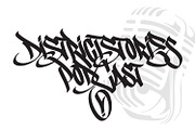 Chiloe - Graffiti typeface, a Blackletter Font by Ridha-38.lineart (Thumbnail 9 of 15)