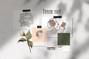 Head in flowers: women faces lineart, a Person Illustration by Lana Sham (Thumbnail 11 of 11)