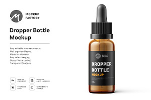 Dropper Bottle Mockup