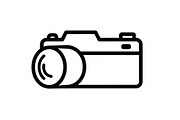 Camera Photography Vector Icon Bundl, an Illustration by Amazin_art (Thumbnail 18 of 51)