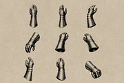 Medieval Gauntlet Vintage Engraving, an Object Graphic by Kaizla03 (Thumbnail 2 of 4)