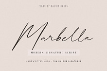 Marbella - Stylish signature script