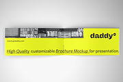 DL Landscape Brochure Mockup, a Product Mockup by Mockupdaddy (Thumbnail 10 of 15)
