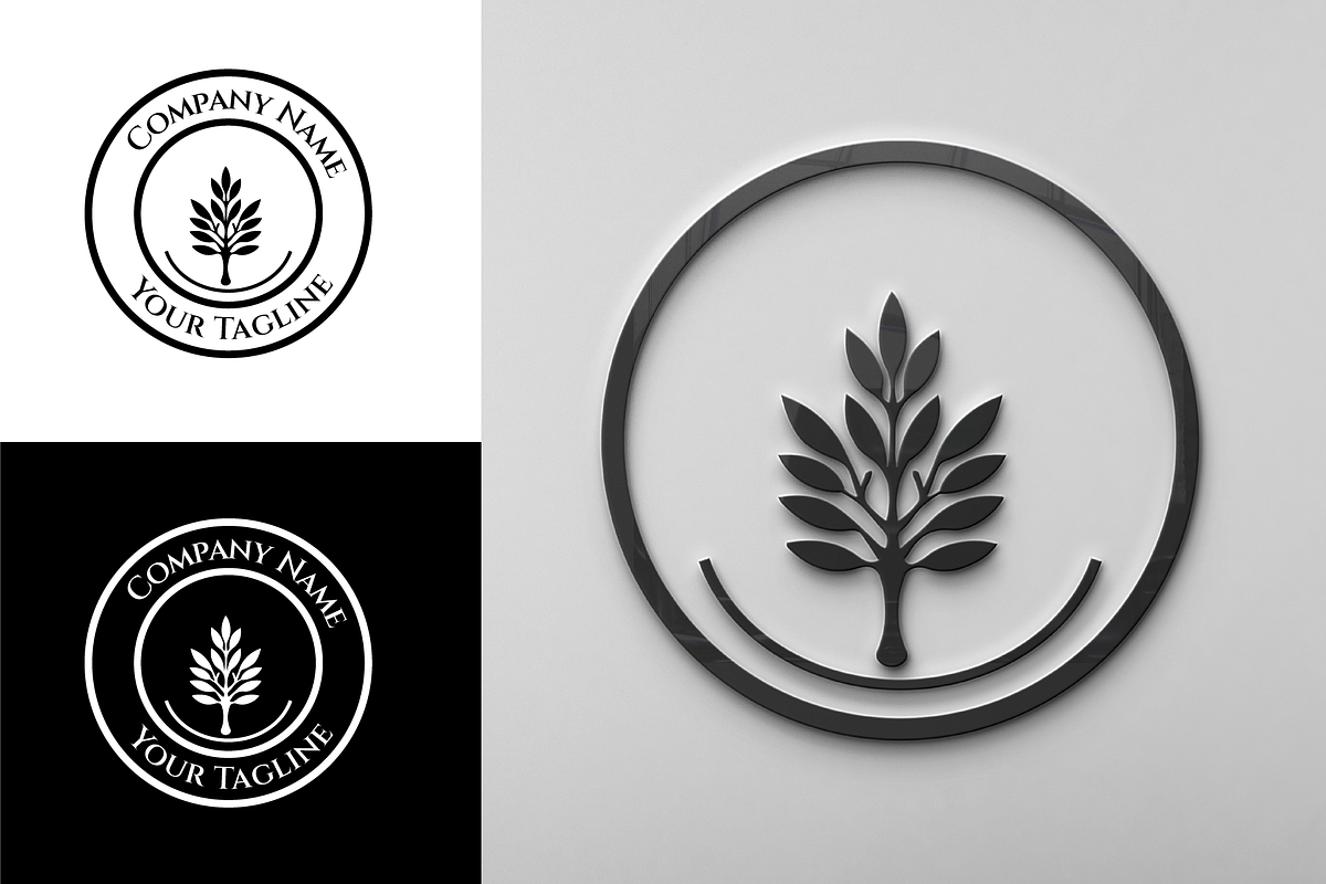 Abstract Tree Logo, Pictorial logo, a Branding & Logo Template by NimraAmjad